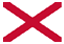 St Patrick's saltire - Flag of Ireland